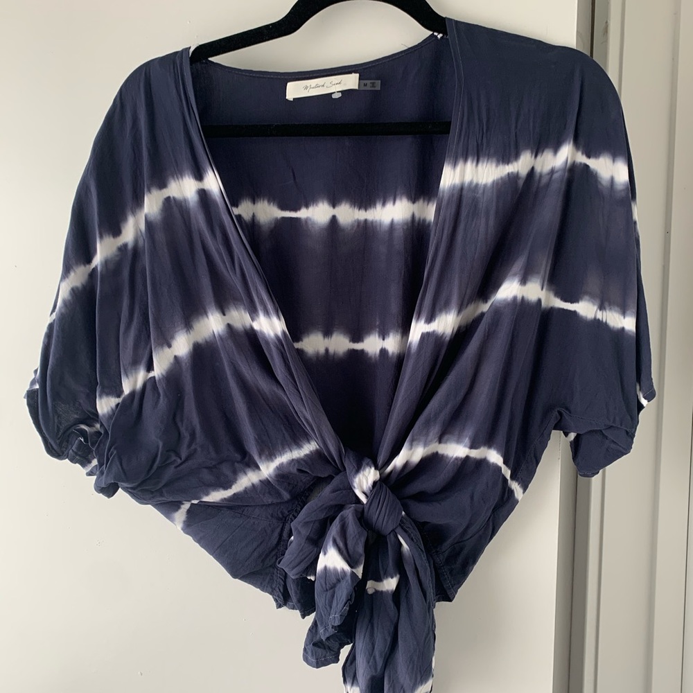 Cropped Open Flowy Top